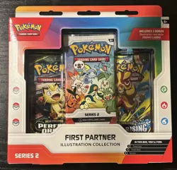 Pokemon TCG First Partner Illustration Collection Series 2 Sealed Pack, 3 Packs - Image 1