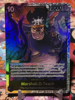 MARSHALL D TEACH - One Piece OP09-093 - SR Super Rare Emperors in the New World - Image 1