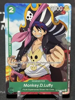 MONKEY D LUFFY - One Piece TCG ST16-005 - PROMO Full Art - Welcome Pack Vol. 2 - Image 1