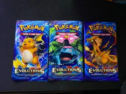 Pokemon TCG XY Evolutions Booster Packs Individual Artwork Of Choice Sealed - Image 1