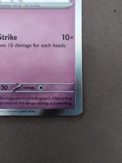 Natu 151/091 Baby Shiny Rare Pokemon TCG Card Scarlet Violet Paldean Fates - Image 3
