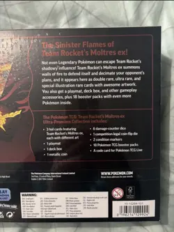 Pokemon TCG Team Rocket's Moltres EX Ultra Premium Collection UPC New - Image 3