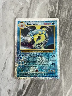Gyarados 12/110 Reverse Holo Rare Legendary Collection Pokemon Card - Image 1