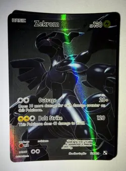 Pokemon TCG Reshiram 113/114 Zekrom 114/114 Black and White Holo Card Full Art - Image 5