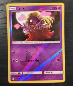 Pokemon Hidden Fates Jynx Reverse Holo Uncommon Card 30/68 LP - Image 1