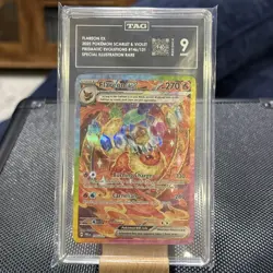 Flareon EX Sir SV Prismatic Evolutions Card 146/131 TAG 9 Mint - Image 1