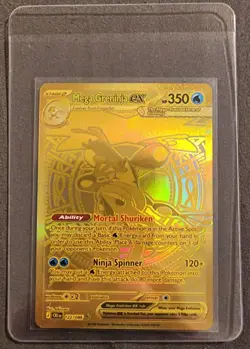 Mega Greninja ex 122/086 Me04: Chaos Rising Holo Beautiful Card!!! - Image 3