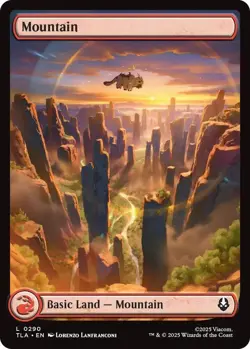 Mountain (0290) *FOIL* - Avatar: The Last Airbender - 290 - LP/NM - Image 1