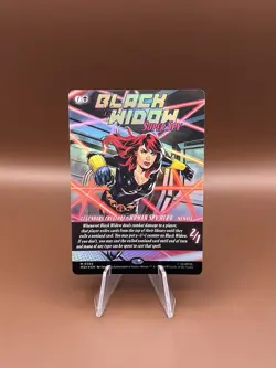 Black Widow, Super Spy (Borderless) Foil #0393 MTG: Marvel Super Heroes - Image 1
