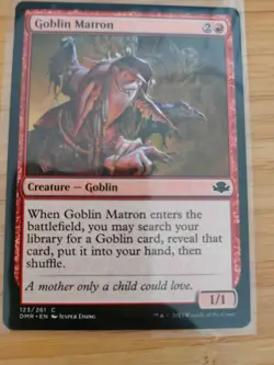 MTG Goblin Matron 123 Dominaria Remastered M/NM Free UK P&P - Image 1