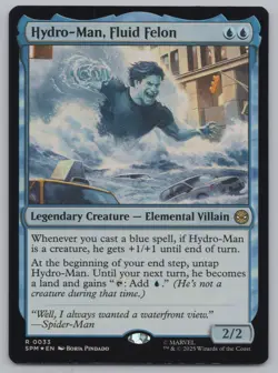 MTG - FOIL Hydro-Man, Fluid Felon - Marvel's Spider-Man (SPM) -E501 - Image 1