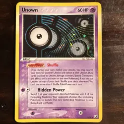 Pokemon TCG Unown (I) Unseen Forces Holo Rare NM - Image 1
