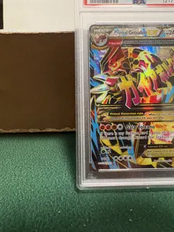 Pokemon TCG: Primal Groudon EX XY Primal Clash Full Art #151/160, PSA 8 NM-MT - Image 5