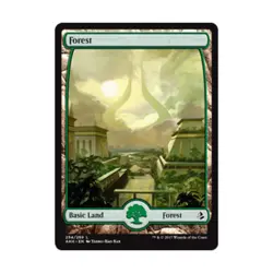WOTC MtG Amonkhet Forest #254 (Expanded Border) (C) (Foil) NM - Image 1