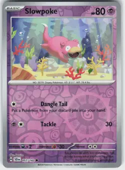 Slowpoke 57/142 Common Stellar Crown Pokemon Reverse Holo NM - Image 2