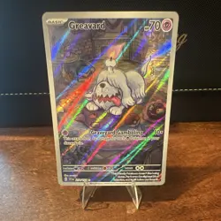 Pokemon Greavard 214/198 SV01 Scarlet & Violet Illustration Rare Holo - Image 1