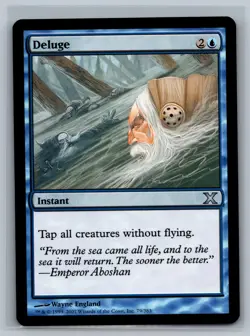 Magic The Gathering 10th Edition Deluge #79/383 MTG TCG CCG Tenth - Image 1
