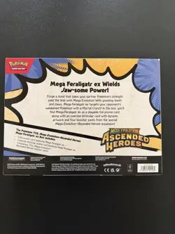 Pokemon Ascended Heroes Mega Feraligatr EX Box - Image 2