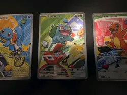 Pokemon TCG First Partner Illustration Collection Series 1 Kanto GEN 1 Starters - Image 3