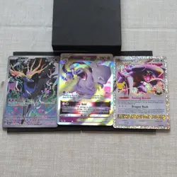 Pokemon TCG Holo Lot of 3: Xerneas IR, Mewtwo VSTAR, Garchomp C LV.X - Image 1