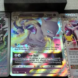 Pokemon TCG Holo Lot of 3: Xerneas IR, Mewtwo VSTAR, Garchomp C LV.X - Image 4