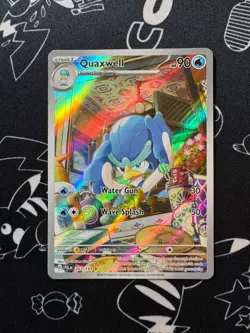 Quaxwell 207/193 Pokemon TCG Paldea Evolved Illustration Rare English - Image 1