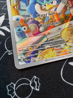 Quaxwell 207/193 Pokemon TCG Paldea Evolved Illustration Rare English - Image 2