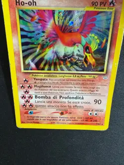 Pokemon Ho-Oh 7/64 Neo Revelation Rara Holo Swirl Unlimited Wizards ITA Vintage - Image 5
