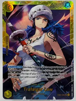 Trafalgar Law SEC Extra Booster: One Piece Heroines Edition EB03-062 NM Foil - Image 1
