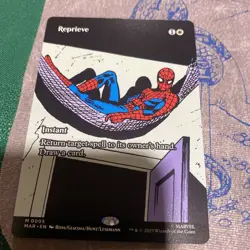 Reprieve (Borderless) 0005 - Marvel's Spider-Man MTG NM/M Ships Now - Image 1