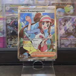 Pokemon TCG Rosa's Encouragement 114/088 Ultra Rare Full Art Perfect Order - Image 1
