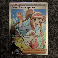 Rosa's Encouragement 114/088 FULL ART IR Pokemon Perfect Order English PACKFRESH - Image 1