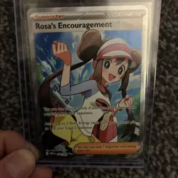 Rosa's Encouragement 114/088 FULL ART IR Pokemon Perfect Order English PACKFRESH - Image 3