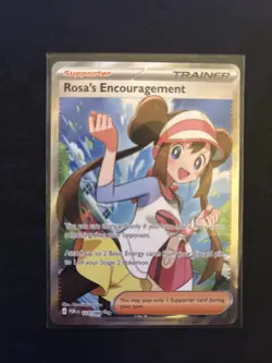 Pokemon TCG Rosa's Encouragement 114/088 Full Art Perfect Order Pack Fresh - Image 1