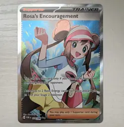 Pokemon TCG - Rosa's Encouragement 114/088 SM Perfect Order Full Art Holo - Image 1