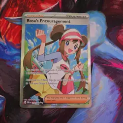 Pokemon TCG Rosa's Encouragement 114/088 Full Art Perfect Order Pack Fresh - Image 1