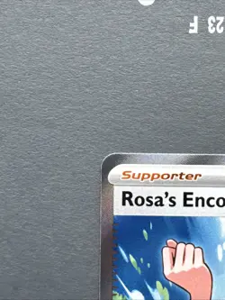 Pokemon Rosa's Encouragement Full Art Holo Trainer Card 114/088 Perfect Order NM - Image 2