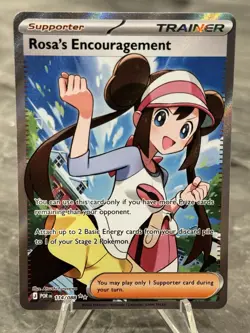 Pokemon TCG Rosa's Encouragement 114/088 Full Art Perfect Order Pack Fresh - Image 1