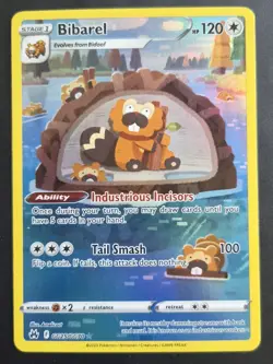 Pokemon Card - Bibarel - Galarian Gallery - Crown Zenith - GG25/GG70 - NM - Image 1