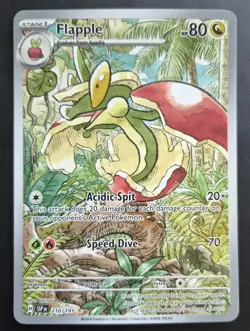 Pokemon Card - Flapple - Illustration Rare - Surging Sparks 210/191 - NM - Image 1
