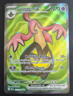 Pokemon Card - Gourgeist EX - Full Art Ultra Rare - Chaos Rising 102/086 - M/NM - Image 1