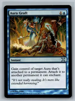 Magic The Gathering 10th Edition Aura Graft #67/383 MTG TCG CCG Tenth - Image 1
