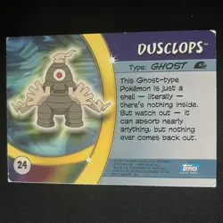 Dusclops #24 Pokemon Topps Advanced Challenge Card - Image 2