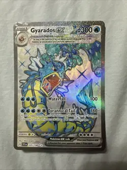 Gyarados ex 225/198 Scarlet Violet Base Set Full Art Tera Pokemon Card - Image 1