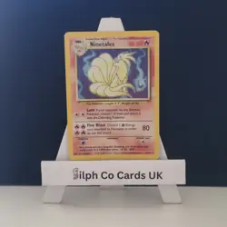Ninetails 12/102 Holo Base Pokemon Card WOTC - Image 1