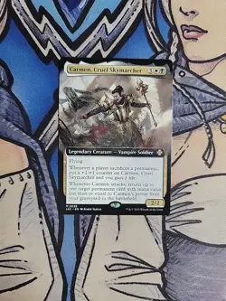 1x Carmen, Cruel Skymarcher Extended Art - NM/M LCC MTG Magic - Image 1