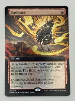 MTG: Flashback (Extended Art Foil) Secrets of Strixhaven SOS #333 EN - Image 1
