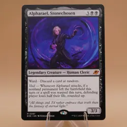 Alpharael, the Stonechosen | 87 | Reg | M | EoE | MTG | Store Promo Eligible - Image 1