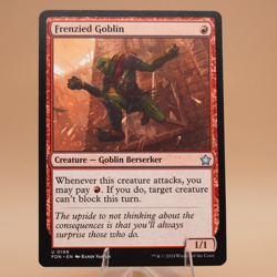 Frenzied Goblin | 199 | Regular | U | Foundations | MTG | Store Promo Eligible - Image 1