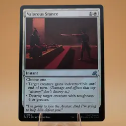 Valorous Stance | 154 | Foil | U | Last Airbender-Eternal | Store Promo Eligible - Image 1
